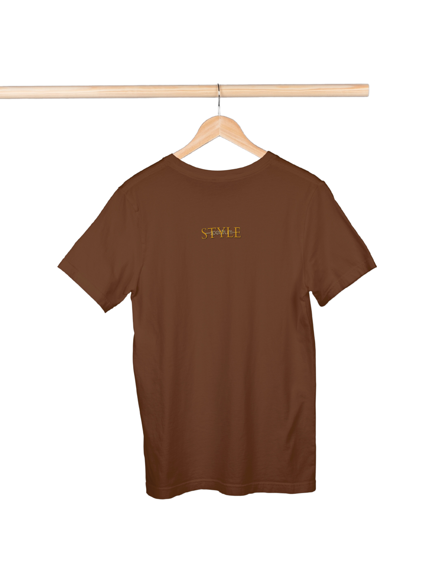 BROWN PLAIN OVERSIZED TSHIRT