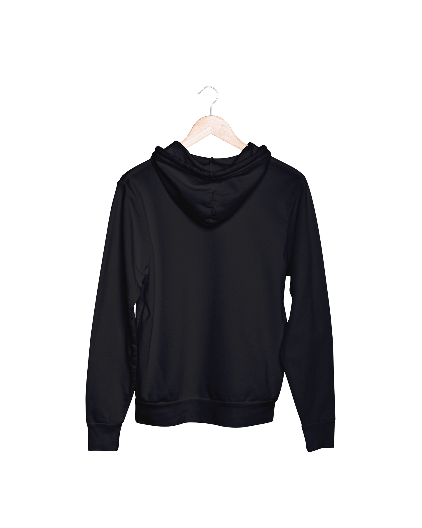BLACK PLAIN HOODIE